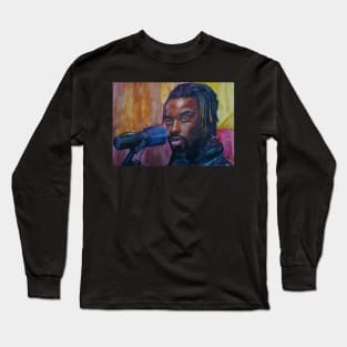 Eric Burton from Black Pumas Long Sleeve T-Shirt